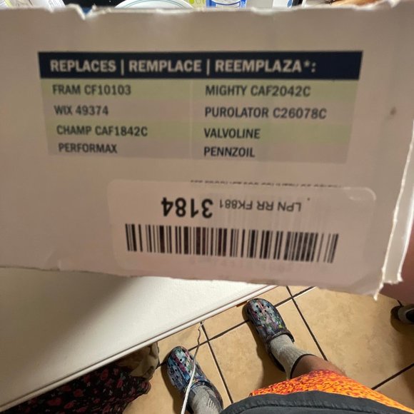 Ecogard XC10491 Premium Cabin Air Filter Service Kit Gold Standard Quality - Picture 5 of 9